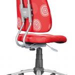 Rostoucí židle Actikid A3 Smile červená s kruhy