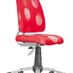 Rostoucí židle Actikid A3 Smile červená s kruhy