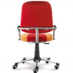 Rostoucí židle Freaky Sport aquaclean červená / žlutá zadní pohled