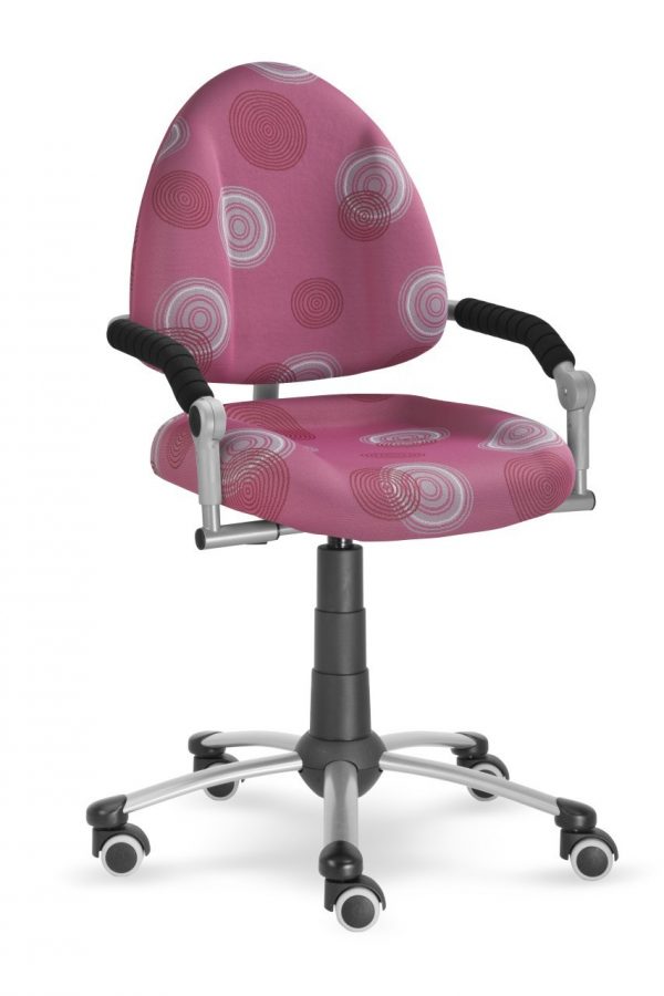 Rostoucí židle Mayer Freaky růžová s kruhy