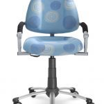 Rostoucí židle Mayer Freaky modrá s kruhy přední pohled