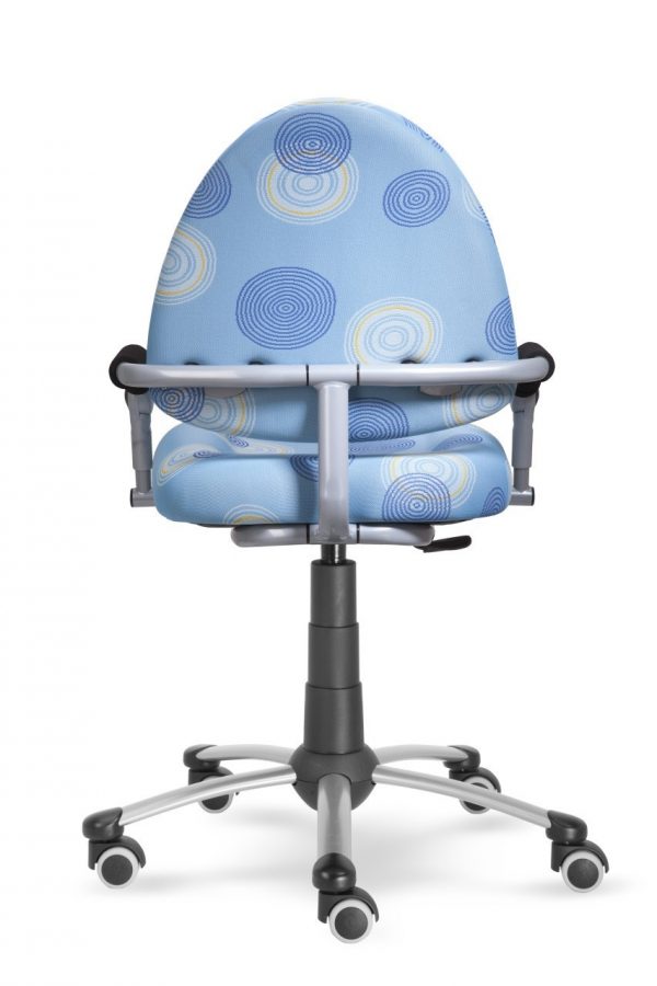Rostoucí židle Mayer Freaky modrá s kruhy zadní pohled