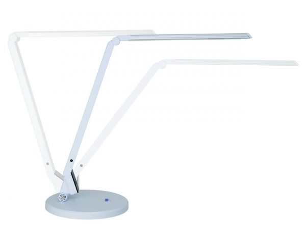 Bílá stolní LED lampa Mayer