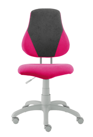 Dětská rostoucí židle Fuxo V-Line růžová / šedá