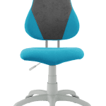 Dětská rostoucí židle Fuxo V-Line světle modrá / šedá