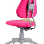 Rostoucí židle Fuxo S-Line růžová / jasně zelená zadní pohled