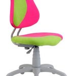 Rostoucí židle Fuxo S-Line růžová / jasně zelená