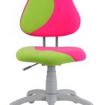 Židle pro školáka Fuxo S-Line růžová / jasně zelená