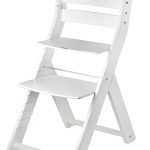 Rostoucí židle Sandy - bílá / bílá