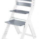 Rostoucí židle Sandy - bílá / šedá
