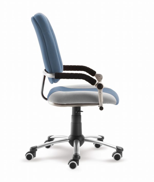 Rostoucí židle Freaky Sport modrošedá / šedá z boku