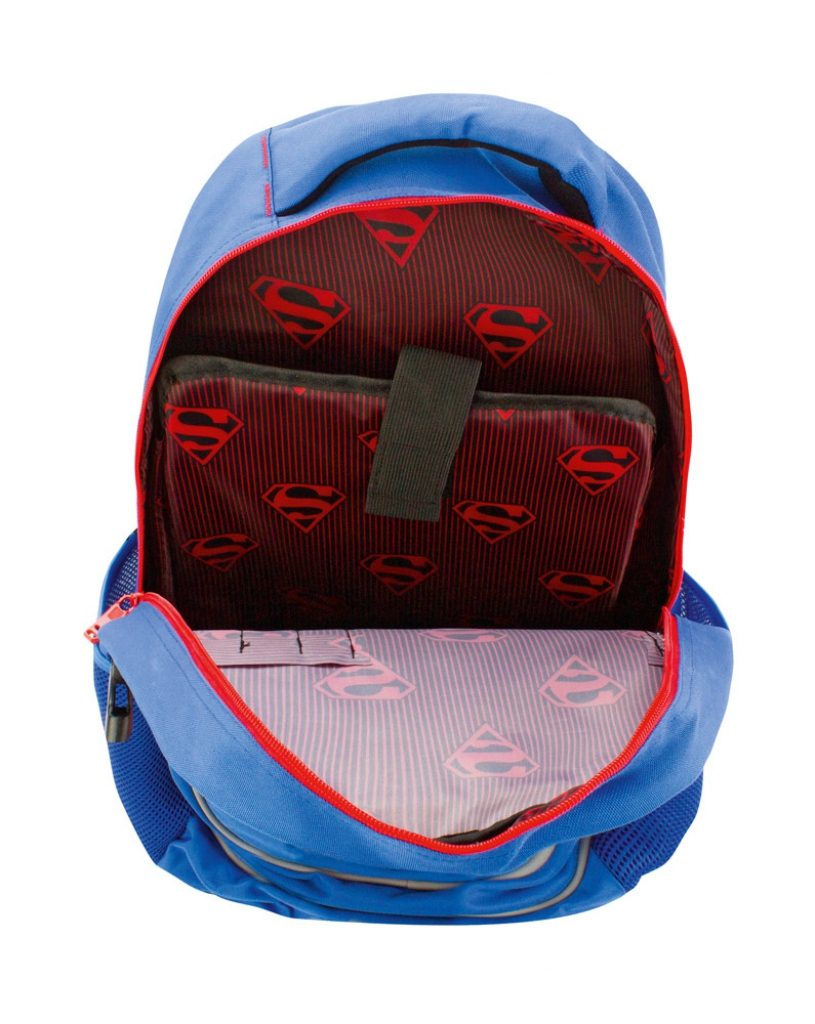 Školní batoh s pončem Superman – ORIGINAL - Obrázek 5