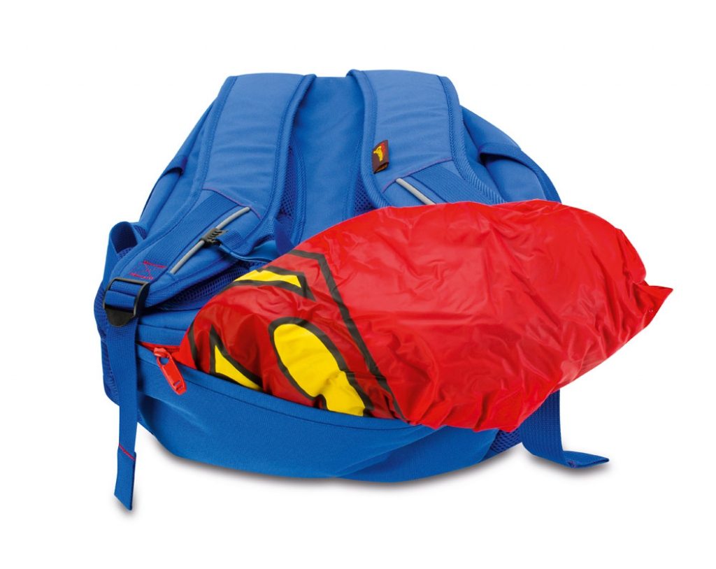 Školní batoh s pončem Superman – ORIGINAL - Obrázek 6