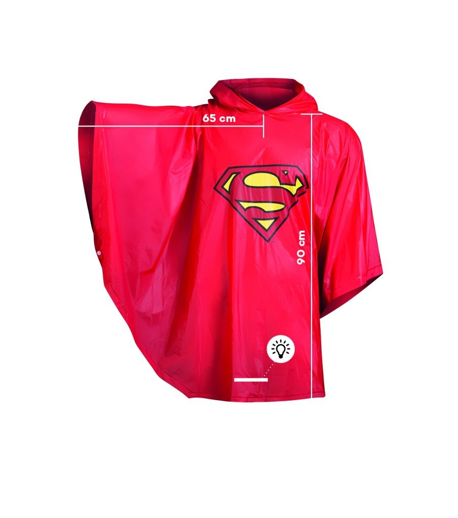 Školní batoh s pončem Superman – ORIGINAL - Obrázek 8