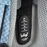 Posuvný zádový systém nazvaný ERGO ADJUSTABLE SYSTEM, zajistí nastavení správné délky zad.