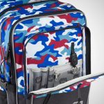 Organizér na tužky, drobnosti a klíče najdeme v menší kapse batohu Cubic Army.