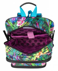 Členění hlavní kapsy batohu Cubic Tropical s kapsou na notebook.