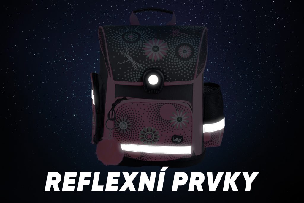BAAGL Školní aktovka Květiny - Obrázek 6
