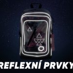 Reflexní prvky batohu Baagl Cubic Abstract.
