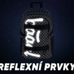 Reflexní prvky batohu Skate Ska.