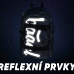 Reflexní prvky batohu Skate Struktury.