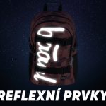 Reflexní prvky batohu Skate Triangle.