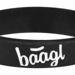 BAAGL Svítící náramek Logo černý