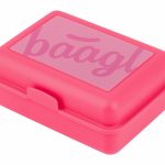 BAAGL Box na svačinu Logo růžový