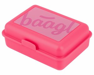 BAAGL Box na svačinu Logo růžový