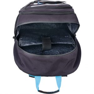 Vnitřní členění hlavní kapsy batohu Baagl Skate Bluelight.