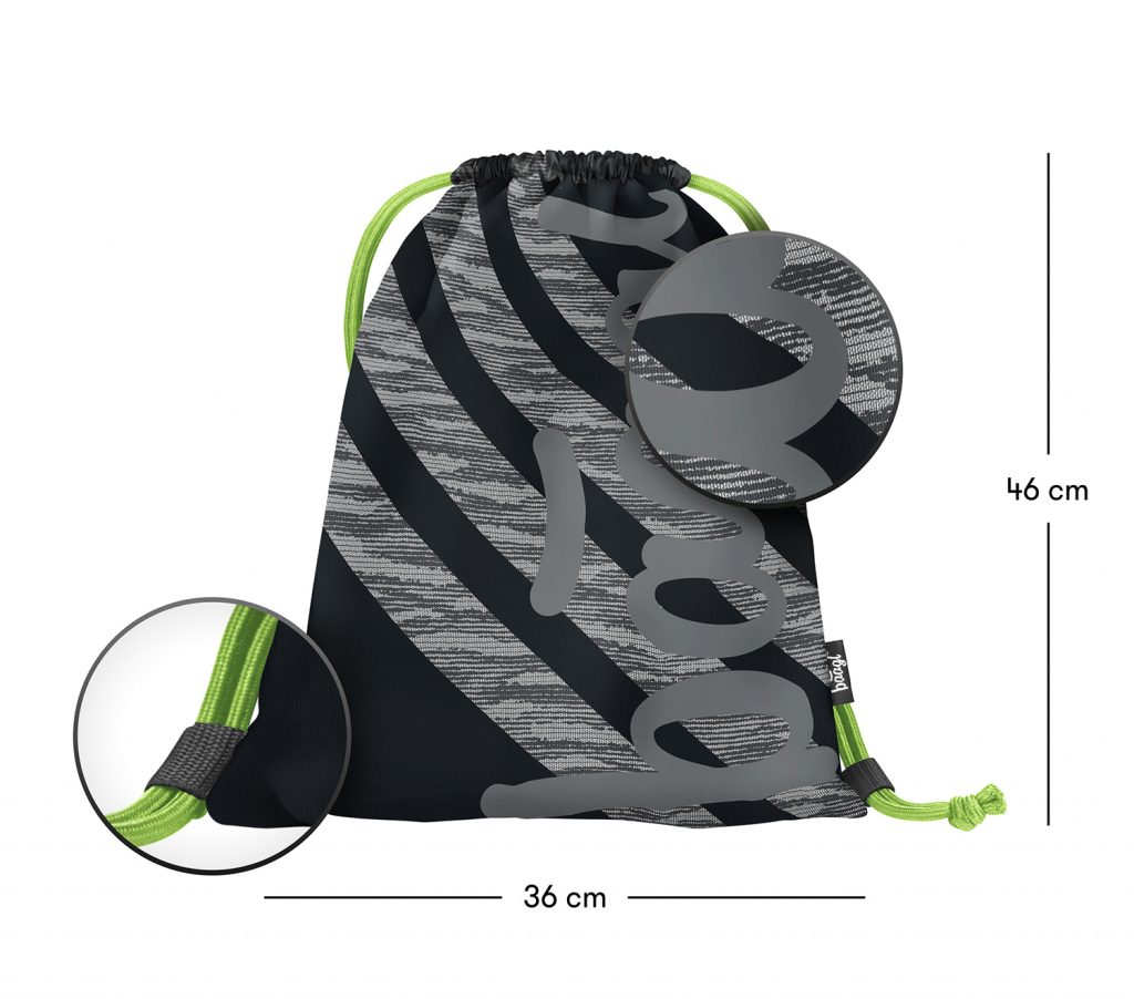 BAAGL Sáček Skate Grey - Obrázek 3