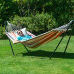 Houpací síť s tyčemi CHILLOUNGE® Single - sunrise síť pro jednoho