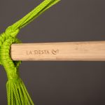 Závěsné houpací křeslo La Siesta Domingo Comfort - lime detail