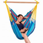 Závěsné houpací křeslo La Siesta Sonrisa Basic - wildberry