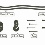 Uchycení houpací sedačky nebo vaku La Siesta CasaMount - CMG30 CasaMount uchycení - parametry