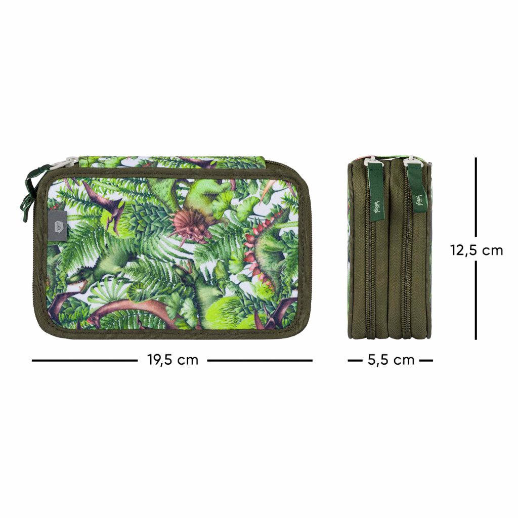 BAAGL Školní penál dvoupatrový Dinosaurus - Obrázek 5