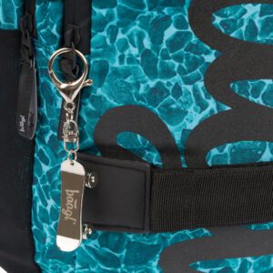 Přívěsek na batohu Skate Aquamarine.