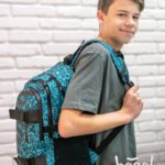 Školní batoh Baagl Skate Aquamarine je vhodný pro kluky.