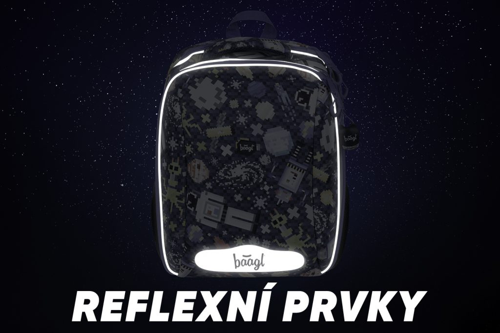 Školní set BAAGL Shelly Space Game: aktovka, penál, sáček - Obrázek 13