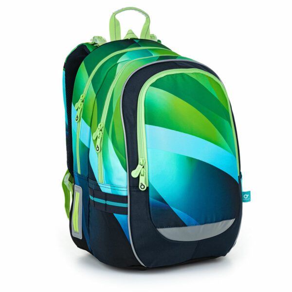 Modrozelený školní batoh Topgal CODA 22018 -