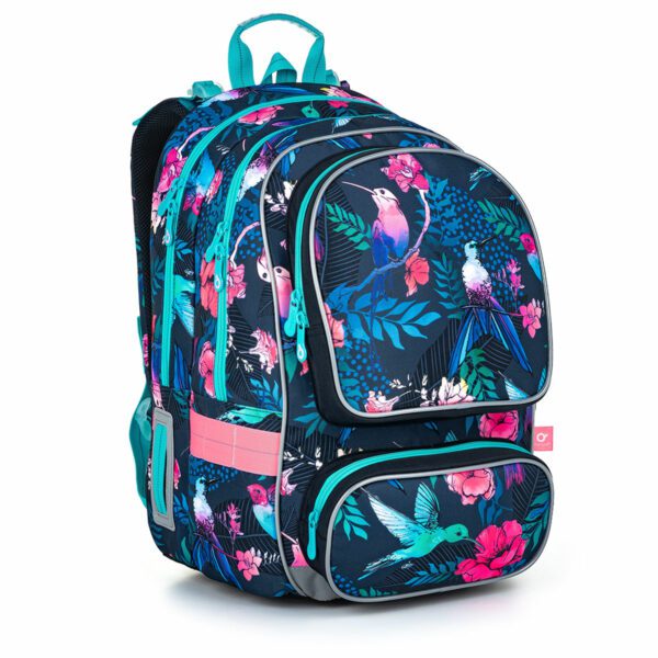 Objemný batoh s kolibříky Topgal ALLY 22007 -