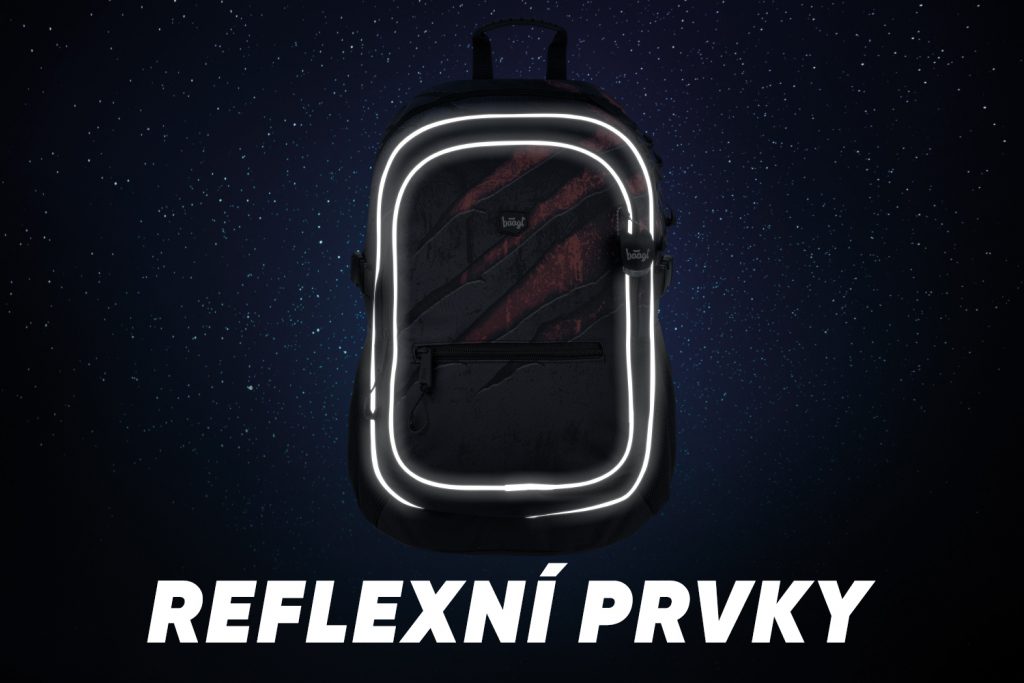 Školní set BAAGL Core Láva: batoh, penál, sáček - Obrázek 7