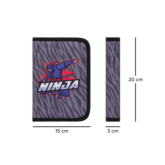 Školní set BAAGL Ergo Ninja: aktovka, penál, sáček - Obrázek 22