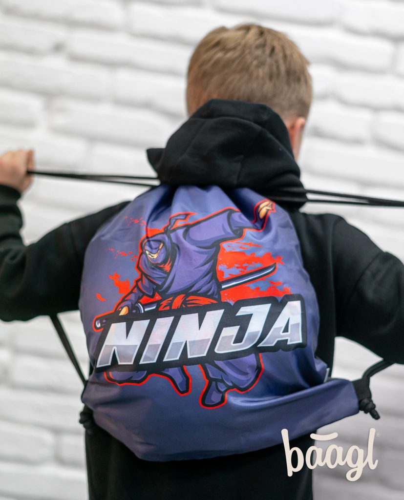 Školní set BAAGL Ergo Ninja: aktovka, penál, sáček - Obrázek 26