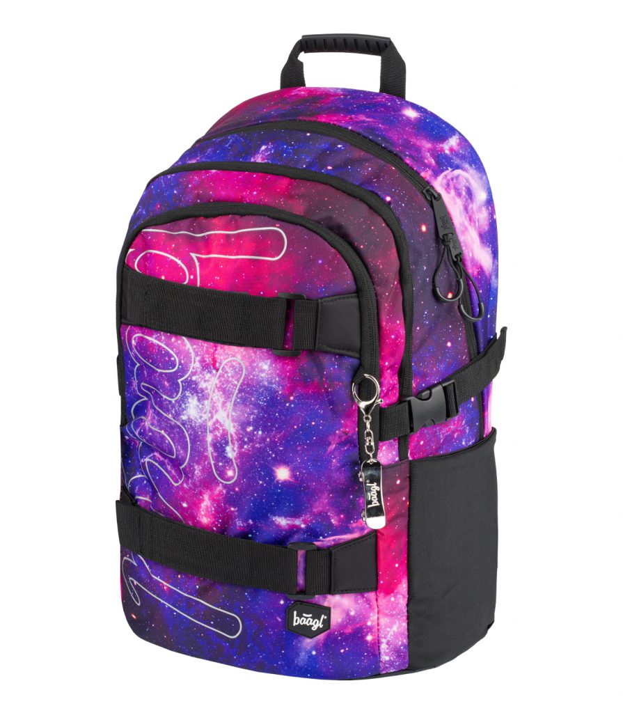 Školní set BAAGL Skate Galaxy: aktovka, penál, sáček - Obrázek 3