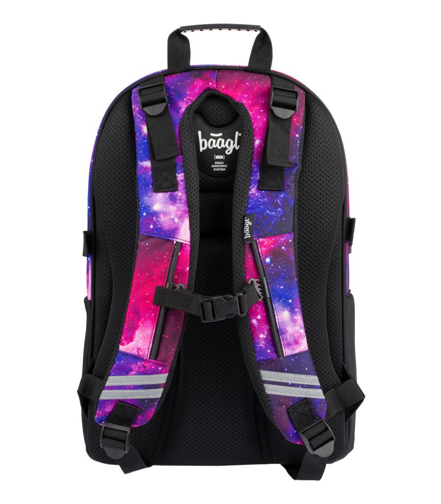 Školní set BAAGL Skate Galaxy: aktovka, penál, sáček - Obrázek 5