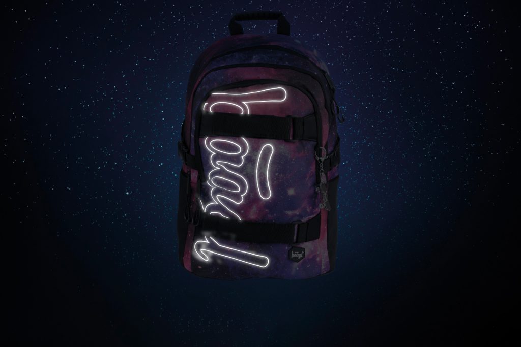 Školní set BAAGL Skate Galaxy: aktovka, penál, sáček - Obrázek 7