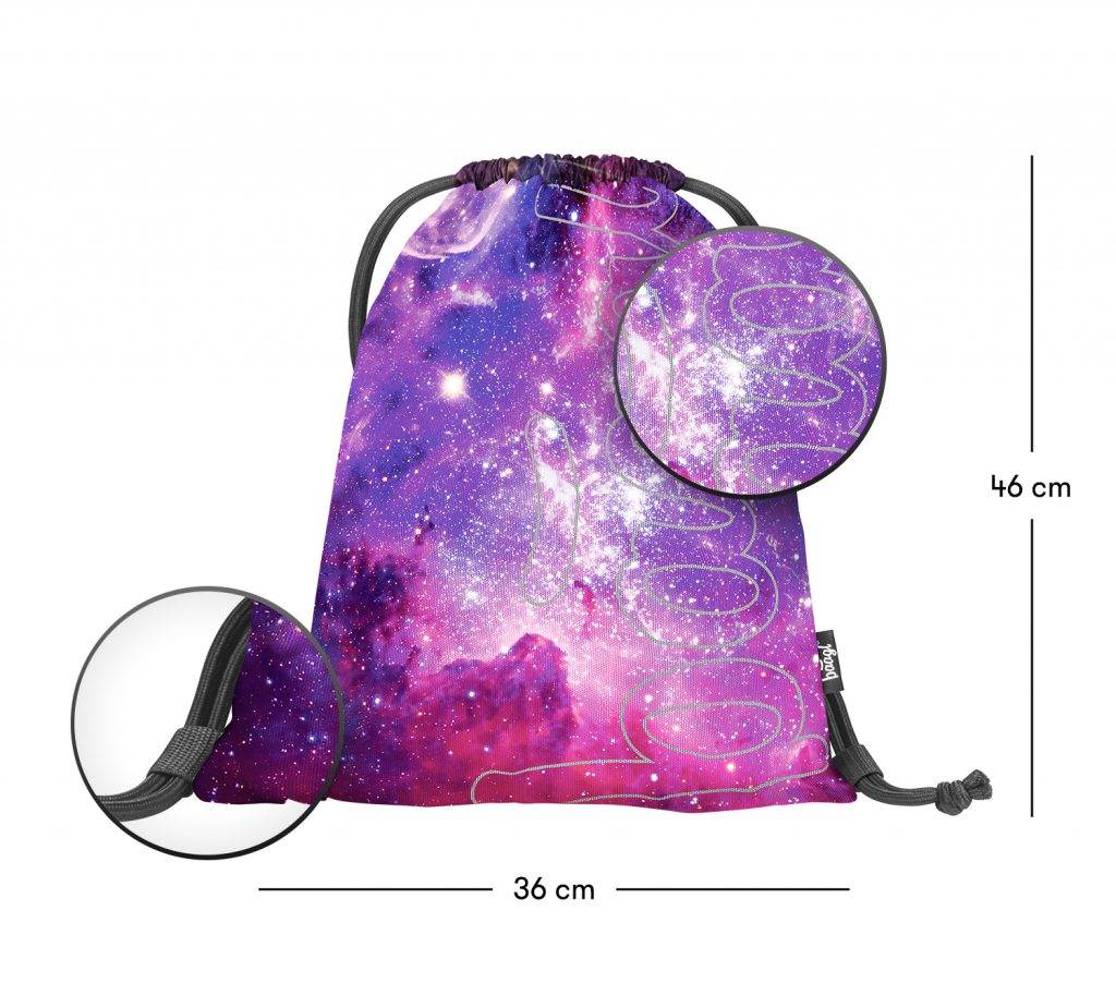 Školní set BAAGL Skate Galaxy: aktovka, penál, sáček - Obrázek 21