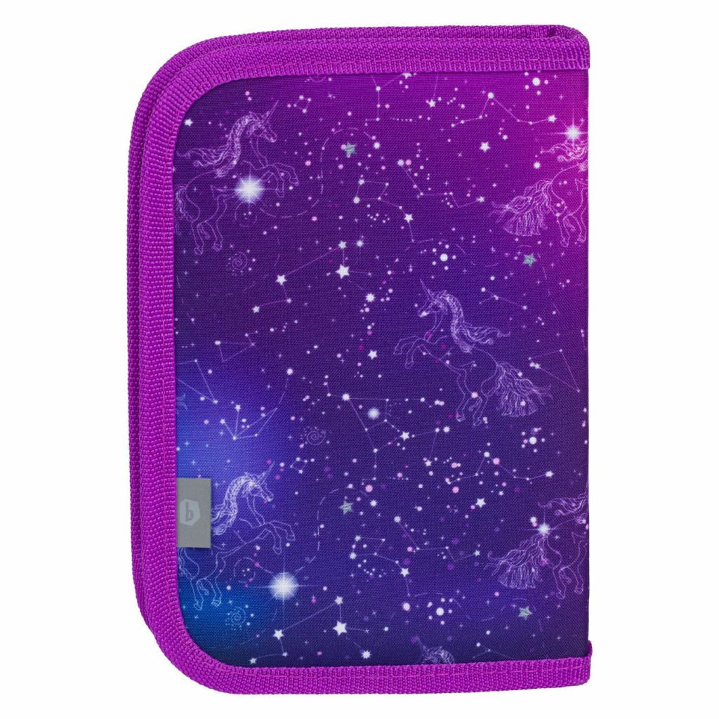 BAAGL Školní penál klasik dvě chlopně Unicorn Universe - Obrázek 2