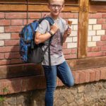 BAAGL Školní batoh Skate Struktury v graffiti stylu pro kluky.